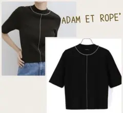 ADAM ET ROPE' 半袖ニット　インナー　ライン　五分袖