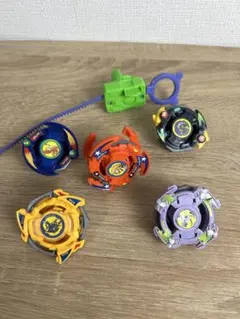 爆転シュートベイブレード　5点セット　シューター　まとめ　初期　当時物　A