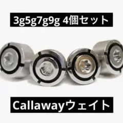 【新品】キャロウェイ スクリューウェイト 3g 5g 7g 9g 4個セットのサムネイル