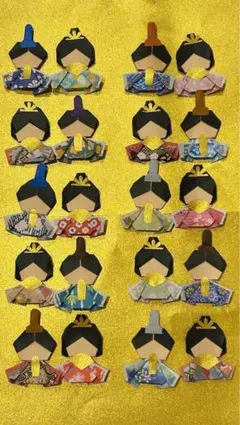 折り紙☆お雛様☆ひな祭りパーツ