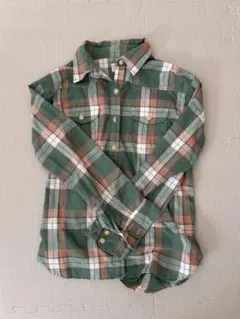 長袖チェックシャツ　ungrid