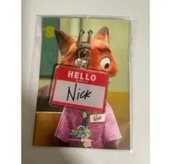 ズートピア2 映画 入場者特典 韓国限定 6週目 キーホルダー ニック