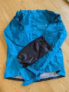 mont-bell HDBR.レインウェア L ブルー　上下セット mont-bell HDBR.レインウェア L ブルー 上下セット - メルカリ