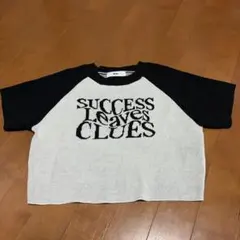 WEGO ロゴニット 半袖Tシャツ バイカラー Fサイズのサムネイル