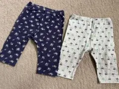 UNIQLO ユニクロ　ベビー　ハーフ　レギンス　2枚セット