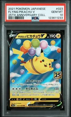 ［世界で4枚］ARS10+ そらをとぶピカチュウ VMAX 鑑定書付　希少 そらをとぶピカチュウVMAX 024/028 RRR｜ポケカシングルカード