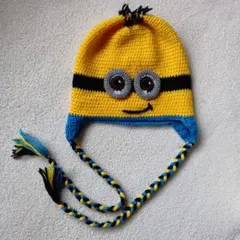 ミニオン　ニット帽子
