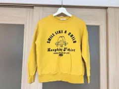 スピンズ イエロー 黄 トレーナー スウェット 刺繍 ワンポイント