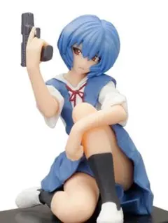 綾波レイ 制服ver. フィギュア ヤングエース エヴァンゲリオン ●未開封品
