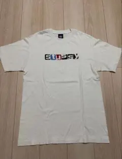 90s 後期　紺タグStussy ロゴプリント Tシャツ M