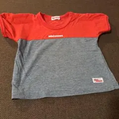 ミキハウス 半袖Tシャツ 赤・グレー