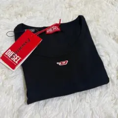 新品 正規品 人気ロゴ DIESEL T-Ballet-D Tシャツ ロンT
