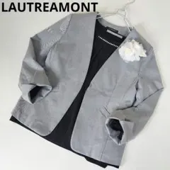 美品LAUTREAMONT　ロートレアモン　ガゼルジャージジャケット　綿混　40