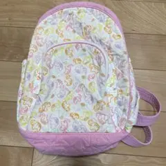 子供用リュック　ゾウ柄　キルティングリュック