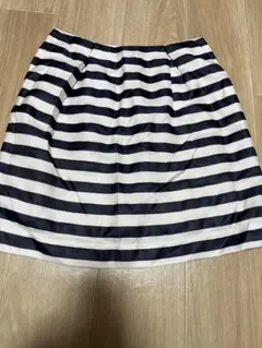 NATURAL BEAUTY BASIC ストライプスカート Mサイズ