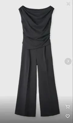 【もえぴ様専用】anuans♡アシメドレープオールインワン