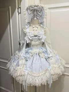 To Alice 雪の結晶ケープ＆ジャンパースカートセットアップ C5063