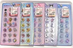 キラコロおはじきシール　サンリオ　５枚セット　ボンドロ　うるちゅる　日焼けキティ