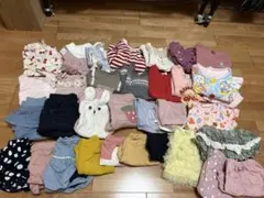 【80cm】 女の子用子供服　30着＋上下セット2着 まとめ売り