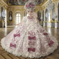 ゆ*ん様 ジェニーフレンド27cmドール服 ピンク♡お花のドレス - メルカリ