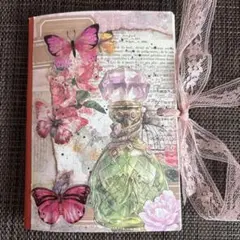 ヴィンテージ風雑記帳　コラージュノート　ジャンクジャーナル