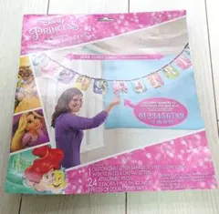 [新品]Disney Princess 誕生日 装飾セット ガーランド