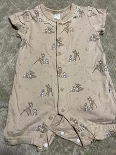 バースデイ　cottoli バンビ　半袖ロンパース　60〜70㎝