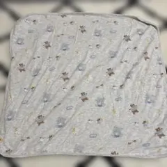 GELATO PIQUE 動物柄ブランケット　ジェラートピケ　おくるみ　グレー