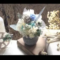 out オレオ様 コンクリ花器の♡ナチュラル アレンジ♪