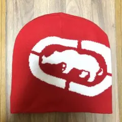 ecko unltd エコーアンリミテッド ニット帽 ビーニー 赤 y2k b系
