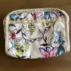 LESPORTSAC フラワープリント トラベルポーチ