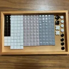 モザイクタイル詰め合わせ➕竹製トレイ1枚
