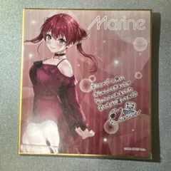 ホロライブ LAWSONコラボ ミニ色紙 宝鐘マリン