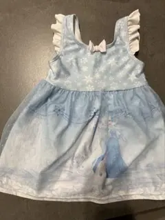 水着　スイムウェア　ワンピース アナと雪の女王　エルサ 女の子 110