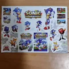 SONIC　GENERATIONS　シール　ソニック　非売品