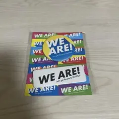 WE ARE! 缶バッジ