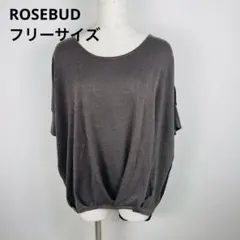 ROSEBUD ドルマンスリーブカットソー 半袖 グレー Fサイズのサムネイル