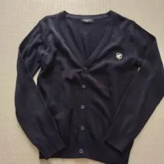 COMME CA ISM ネイビー カーディガン 140A