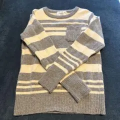 美品！アーノルドパーマー　ウール混　ボーダーセーター　サイズ2