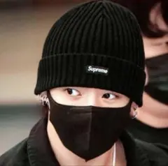 Supreme Overdyed Beanie "BLACK"