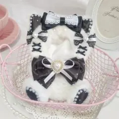 ぬい服 にじぱぺっと オーダー うさぎ くま ねこ いぬ おすわり にじ