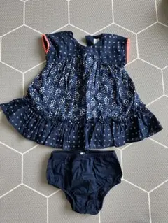 baby GAP ネイビー ワンピースセット 12-18ヶ月 70 80