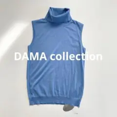新品　ダーマコレクション　カシミヤ100 タートルネックノースリーブニットのサムネイル