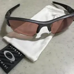 Oakley スポーツサングラス ダークグレー 専用ケース付き