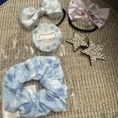 MARINE WORLD シュシュ クラゲ ヘアゴム