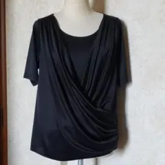 ❤TALBOTS❤カシュクール半袖ブラウス/フォーマル/ビジネスセレモニーのサムネイル