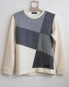 BLACK LABEL CRESTBRIDGE パッチワークスウェット M