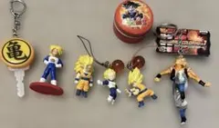 ドラゴンボール　ミニフィギュア　ストラップ キーホルダー　7点セット売り