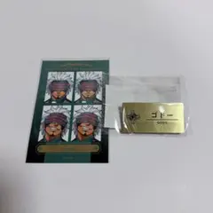 逆転裁判 カプくじ ゴドー 缶バッジ ステッカー 3点　セット