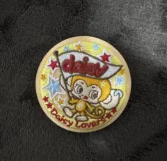 ナルミヤキャラクターズ　刺繍缶バッジビスケット　ルッキー